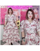 LONG DRESS BUTTON MODEL BIG SISTER 70-100KG