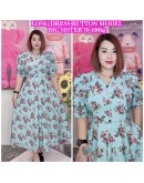 LONG DRESS BUTTON MODEL BIG SISTER 70-100KG
