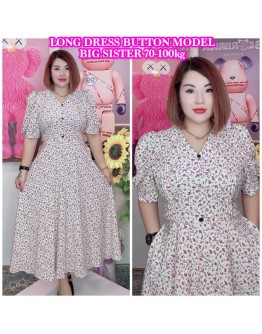 LONG DRESS BUTTON MODEL BIG SISTER 70-100KG