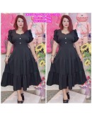 DRESS BUTTON MODEL BUNGA AND PLAIN 2SIZES