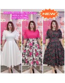 DRESS MODEL 2 SIZES KOREAN CHIFFON 