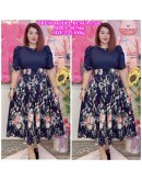DRESS MODEL 2 SIZES KOREAN CHIFFON 