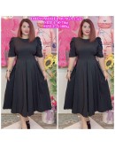 DRESS MODEL 2 SIZES KOREAN CHIFFON 