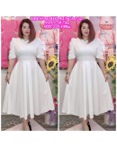 DRESS MODEL 2 SIZES KOREAN CHIFFON 