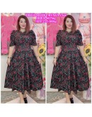 DRESS MODEL 2 SIZES KOREAN CHIFFON 