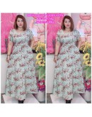 LONG DRESS BOX NECK BIG SIZE