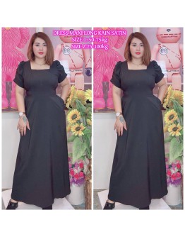 LONG DRESS BOX NECK BIG SIZE