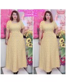 LONG DRESS BOX NECK BIG SIZE
