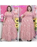 DRESS OVERSIZE 65-120KG FULL GETAH DADA