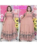 DRESS OVERSIZE 65-120KG FULL GETAH DADA