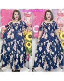 DRESS OVERSIZE 65-120KG FULL GETAH DADA
