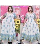 DRESS OVERSIZE 65-120KG FULL GETAH DADA