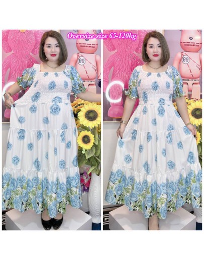 DRESS OVERSIZE 65-120KG FULL GETAH DADA