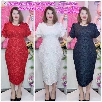 DRESS BROCADE DINNER PREMIUM 70-90KG
