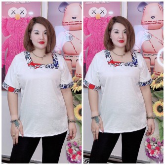 BLOUSE BOX NECK PUA KUMBU LINING, PLAIN CEY MATERIAL