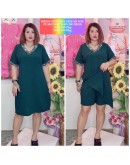 SET MINI SELUAR PENDEK 2 SIZES LINING PUA KUMBU