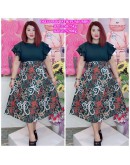 DRESS PUA KUMBU DOUBLE LENGAN A-LINE 2 SIZES