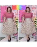DRESS PUA KUMBU DOUBLE LENGAN A-LINE 2 SIZES