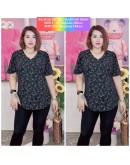 BLOUSE BUNGA V-NECK CASUAL 2SIZES