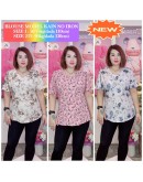 BLOUSE BUNGA V-NECK CASUAL 2SIZES