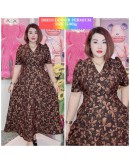 DRESS BROCADE DINNER WITH COLAR 55-80KG