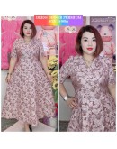 DRESS BROCADE DINNER WITH COLAR 55-80KG
