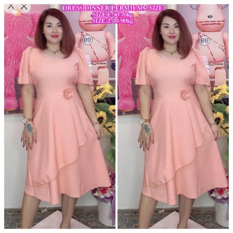 DRESS CASUAL/DINNER SIMPLE 2 SIZES PLAIN THICK MATERIAL
