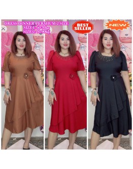 DRESS CASUAL/DINNER SIMPLE 2 SIZES PLAIN THICK MATERIAL