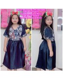DRESS PUA KUMBU BUDAK PEREMPUAN MIX CEY PREMIUM IRONLESS