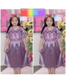 DRESS PUA KUMBU BUDAK PEREMPUAN MIX CEY PREMIUM IRONLESS